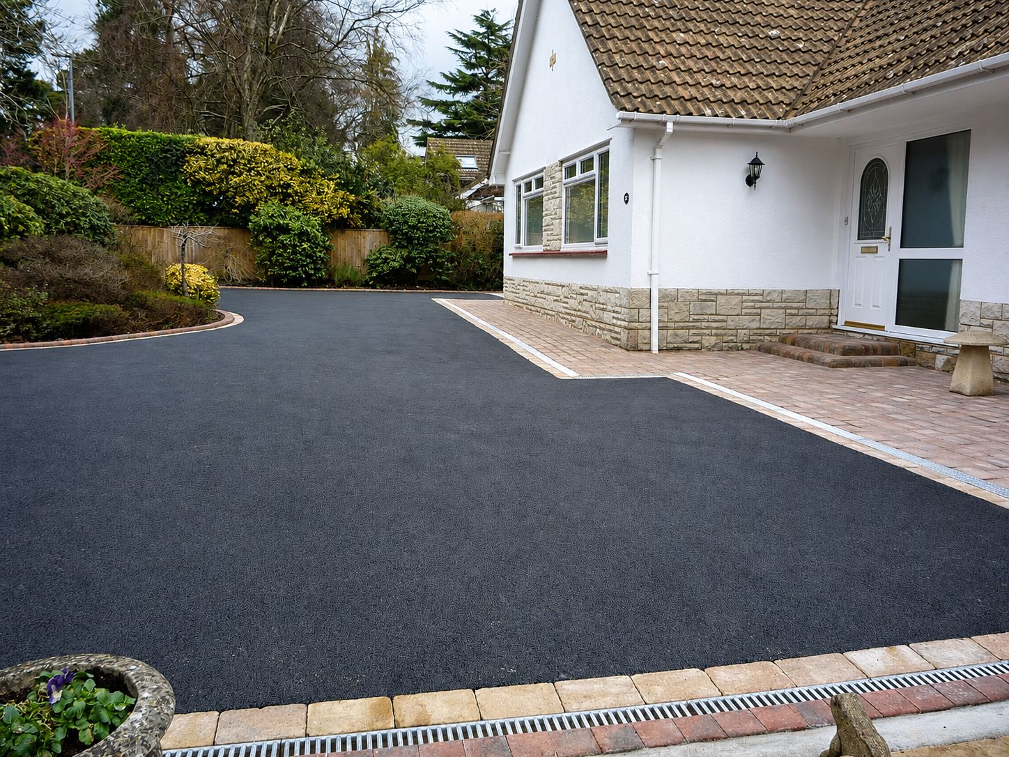 Asphalt (tarmac) driveway project completed by White & Sons in Dorset & Hampshire (1)