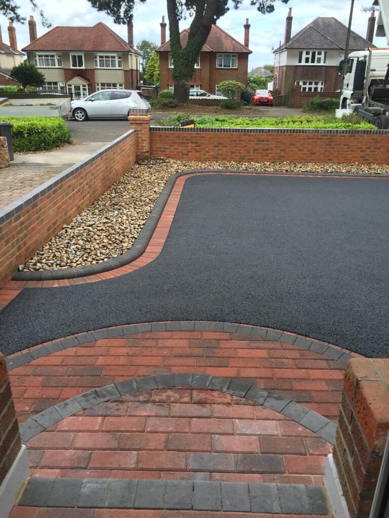 Asphalt (tarmac) driveway project completed by White & Sons in Dorset & Hampshire (50)