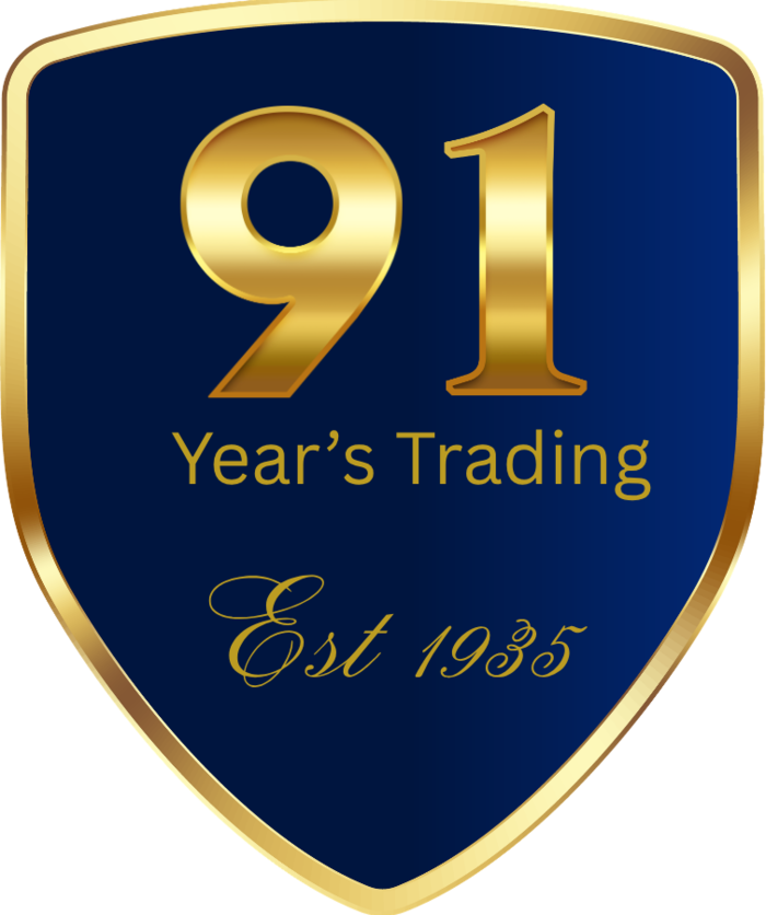 91 Years Trading, Established 1935